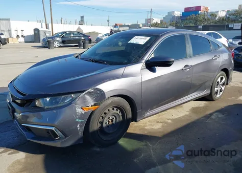 2020 Honda Civic Lx z USA, uszkodzony, nr VIN 19XFC2F68LE208020